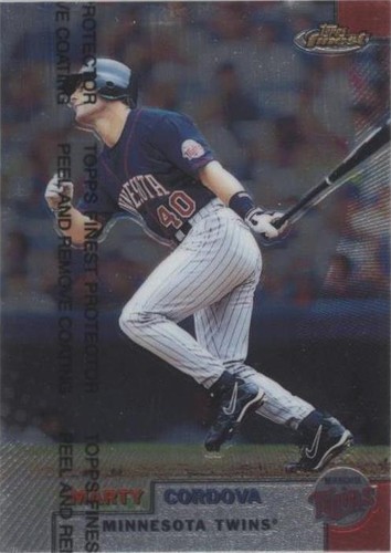 1999 Topps Finest - Marty Cordova #222