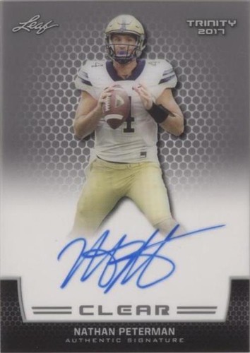 2017 Leaf Trinity Nathan Peterman #CA-NP1