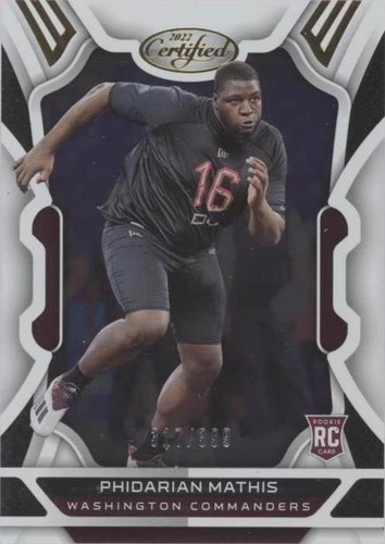 2022 Panini Certified Phidarian Mathis #185