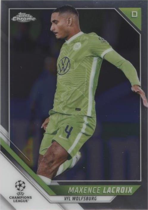 2021-22 Topps Chrome UCL Maxence Lacroix #48