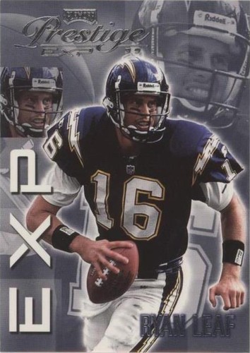 1999 Playoff Prestige EXP Ryan Leaf #EX95