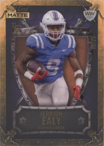 2022 Wild Card MATTE Jerrion Ealy #WW-26