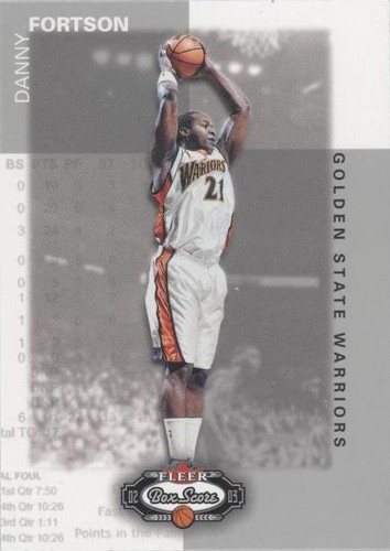 2002-03 Fleer Box Score - Danny Fortson #134