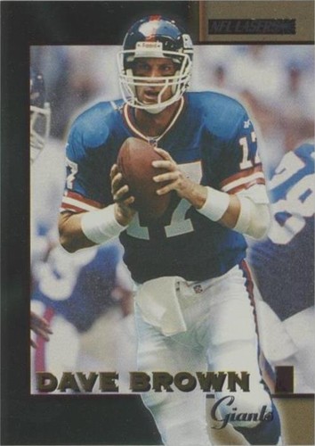 1996 Score Board NFL Lasers Dave Brown #11