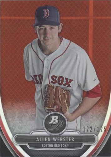 2013 Bowman Platinum - Allen Webster #NC61