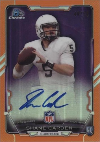 2015 Bowman Shane Carden #RCRA-SC