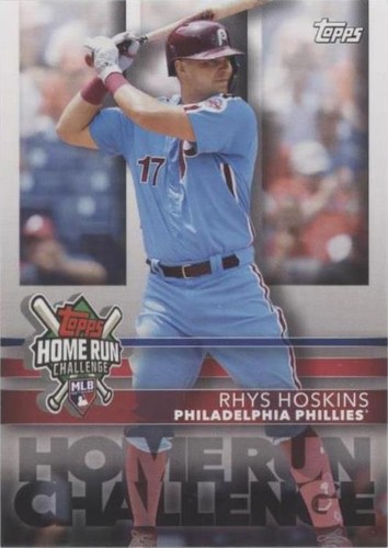 2020 Topps Holiday SP Variation Rhys Hoskins Philadelphia Phillies