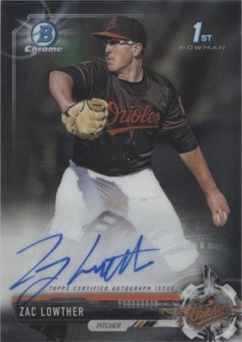 2017 Bowman Draft - Zac Lowther #CDA-ZL