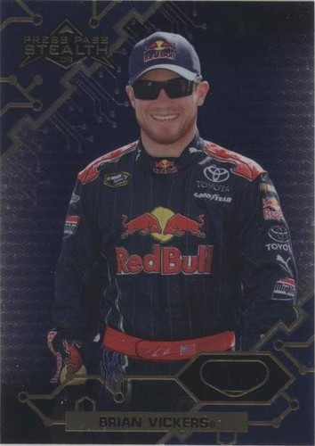 2009 Press Pass Stealth Chrome - Brian Vickers #35