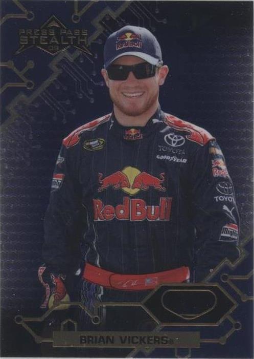 2009 Press Pass Stealth Chrome - Brian Vickers #35