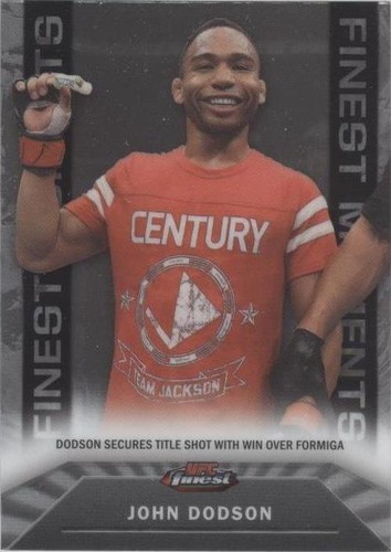 2013 Topps Finest UFC - John Dodson #FM-23