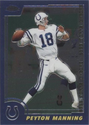 2000 Topps Chrome Peyton Manning #CP10