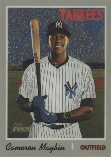 2019 Topps Heritage High Number - Cameron Maybin #THC-710