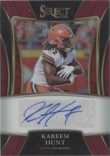 2021 Panini Select Kareem Hunt #SSP-KHU