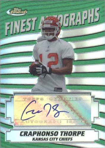 2005 Topps Finest Craphonso Thorpe #FA-CT