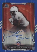 2015 Bowman Dominique Brown #RCRA-DB