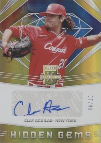 2020 Panini Elite Extra Edition - Clay Aguilar #HG-CA