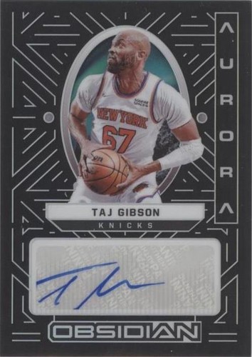 2021-22 Panini Obsidian - Taj Gibson #AUR-TAJ