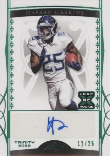 2022 Leaf Trinity Hassan Haskins #BA-HH2