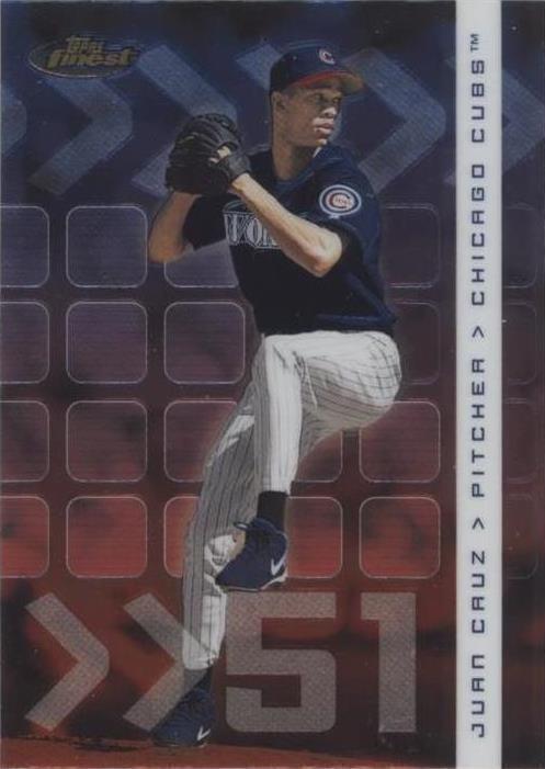 2002 Topps Finest - Juan Cruz #97