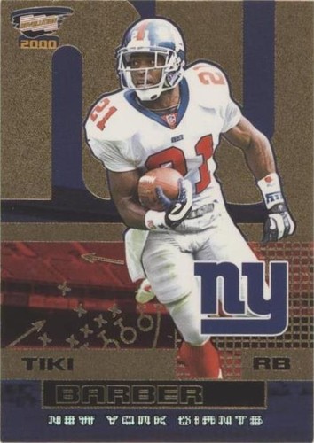 2000 Pacific Revolution Tiki Barber #59