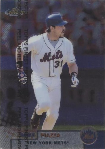 1999 Topps Finest - Mike Piazza #95