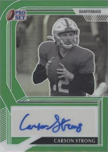 2022 Leaf Pro Set Metal Carson Strong #BW-CS1