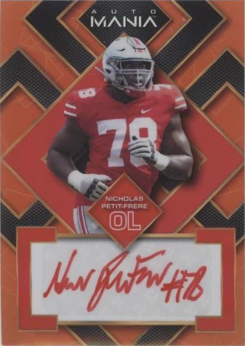 2022 Wild Card Auto Mania Nicholas Petit-Frere #AM-SQ32