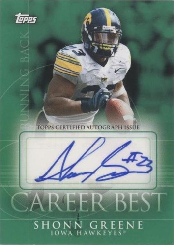 2009 Topps Shonn Greene #CBA-SG