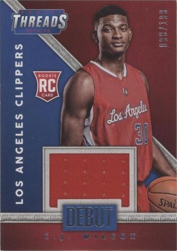 2014-15 Panini Threads - C.J. Wilcox #22