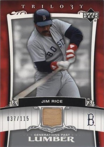 2005 Upper Deck Trilogy - Jim Rice #PA-RI