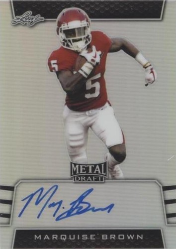 2019 Leaf Metal Draft Marquise Brown #PV-MB1