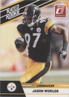 2010 Donruss Rated Rookie Jason Worilds #46