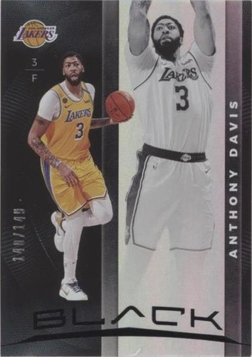 2019-20 Panini Chronicles Elite Black Box Anthony Davis Blue