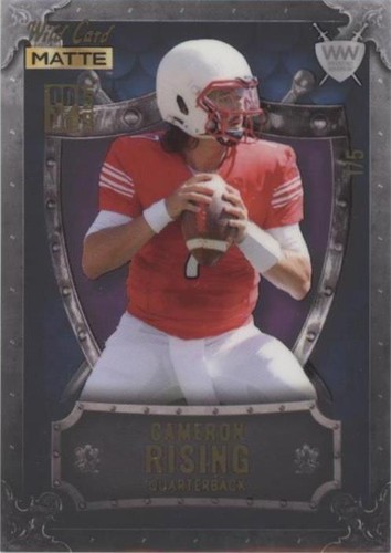 2022 Wild Card Matte SP Exclusive Cameron Rising #WWN-6