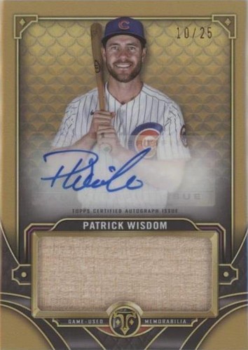 2022 Topps Triple Threads - Patrick Wisdom #ASJR-PW
