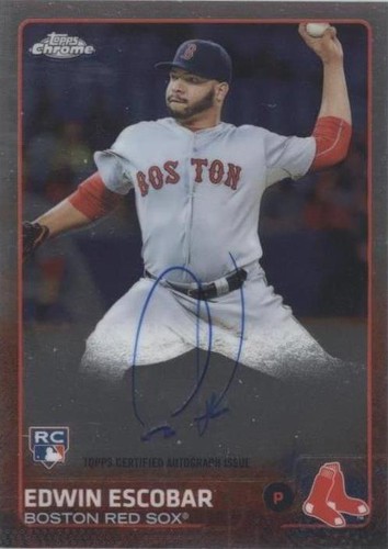 2015 Topps Chrome - Edwin Escobar #AR-EE