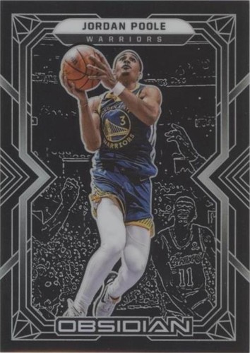 2021-22 Panini Obsidian - Jordan Poole #70