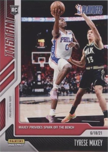 2020-21 Panini Instant - Tyrese Maxey #223