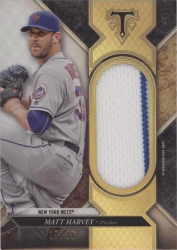 2017 Topps Triple Threads - Matt Harvey #SJR-MHA