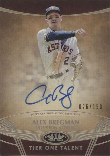 2019 Topps Tier One - Alex Bregman #TTA-ABR