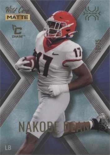 2022 Wild Card MATTE Nakobe Dean #MXP-40