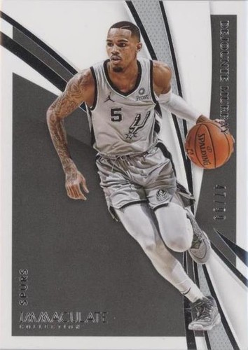 Dejounte Murray 2020-21 Panini Stickers #471 NBA Spurs Foil