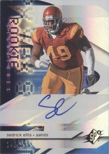 2008 SPx Sedrick Ellis #222