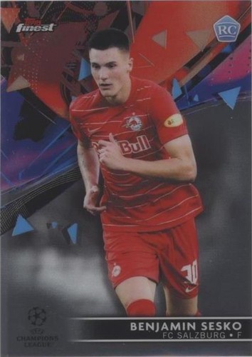 2021-22 Topps Finest UCL Benjamin Sesko #4