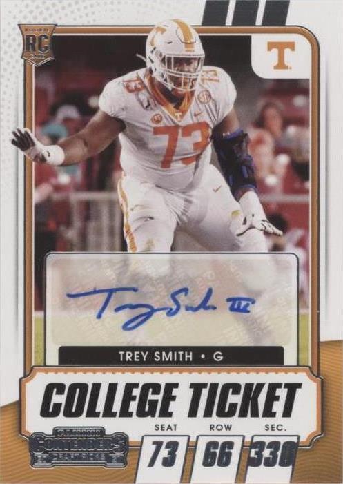 2021 Panini Contenders Draft Picks Trey Smith #198
