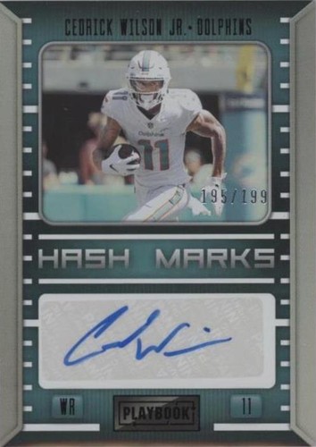 2022 Panini Playbook Cedrick Wilson Jr. #HM-CW