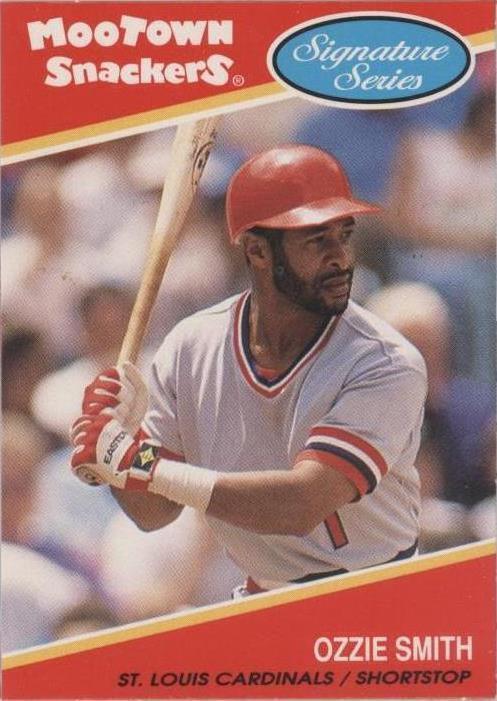1991 Mootown Snackers Signature Series - Ozzie Smith #8