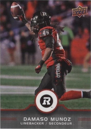 2016 Upper Deck CFL Damaso Munoz #124