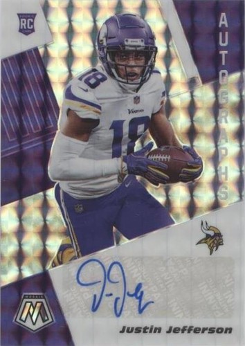 2020 Panini Mosaic Justin Jefferson #RA9